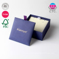 Custom leather gift carton packaging cardboard box